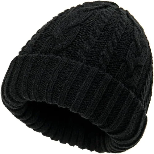 Vista 2 de Bufanda y sombrero infinito para invierno, calentador de cuello de doble capa, forro polar, bufandas circulares