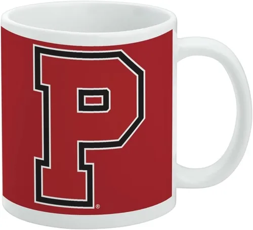 Vista 243 de Taza de cerámica con el logotipo principal de la Universidad Rider, taza de regalo novedosa para café, té y bebidas calientes, 11oz, blanca