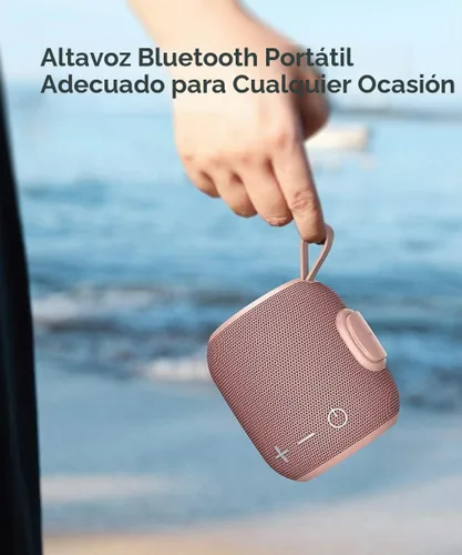Vista 9 de Altavoces Bluetooth portátiles inalámbricos impermeables IPX7 Bluetooth 5.0 doble emparejamiento mini altavoz de ducha, sonido envolvente estéreo