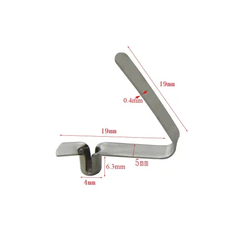 Vista 3 de UP100 50 clips de botón de acero inoxidable de 4 a 0.354 in, resorte a presión para entornos húmedos con requisitos elásticos para toldo, camping