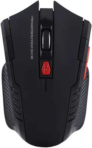Vista 4 de Dpofirs Ratón inalámbrico, ratón de computadora con receptor nano USB de 2.4G, 800DPI1200DPI, mouse para juegos para PC, portátil, escritorio