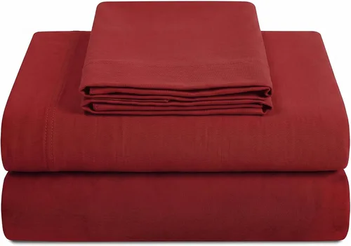Vista 21 de Juego de sábanas Crescent Bedding de 100% algodón, extralargas, suaves y cómodas para cama de dos plazas Aqua Blue