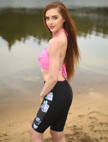 Vista 5 de Ekouaer Pantalones cortos de natación para mujer, pantalones cortos de natación con protección UV, tallas S-XXL