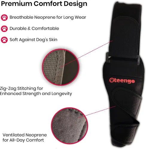 Vista 8 de Coderas protectoras para perros y coderas acolchadas para perros, coderas Hygroma para perros y coderas para perros para úlceras por presión, perros