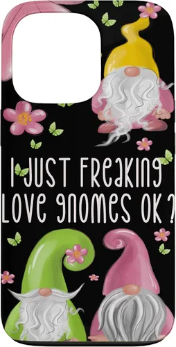 Vista 10 de Funda de gnomo floral de primavera para mujeres y niñas, lindo diseño de gnomos de verano para iPhone 17