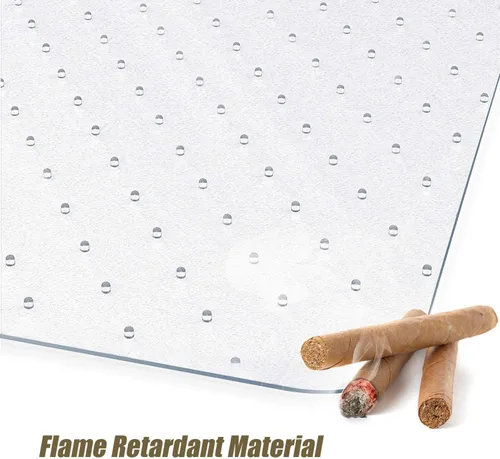 Vista 2 de Kuyal Alfombrilla para silla de oficina para alfombras, transparente gruesa y resistente de alta calidad, tapetes de suelo para pisos alfombrados