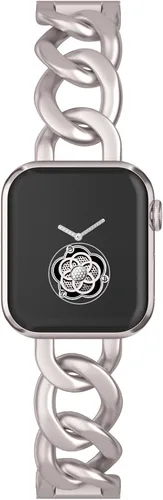 Vista 8 de Musk-MSKR Watch Bands for Women Compatible with Apple Watch Band 38mm 40mm 41mm 42mm 44mm 45mm 46mm 49mm Adjustable Metal Band Cowboy Steel Chain