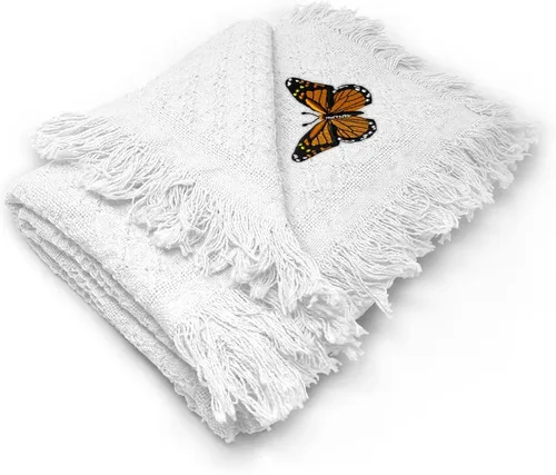 Vista 7 de Ropa de cama de bebé, mantas de bebé para niños y niñas, diseño de mariposa monarca