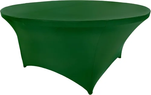 Vista 62 de Mantel de cóctel de elastano redondo de 24 pulgadas x 30 pulgadas de alto, color negro