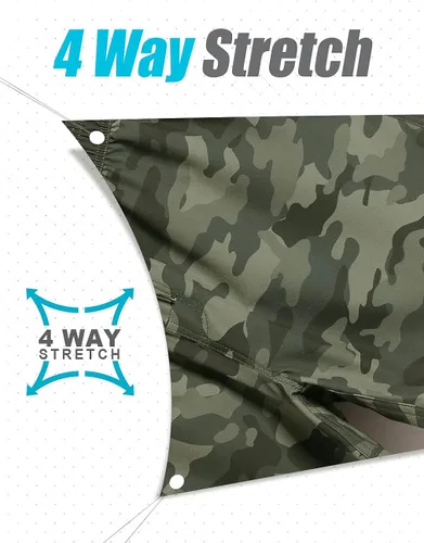 Vista 3 de maamgic Mens Boys 80s 90s Vintage 4 Way Stretch Swim Trunks with Mesh Lining Quick Dry Swim Suits Board Shorts