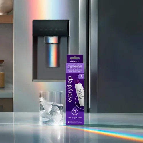 Vista 9 de Everydrop by Whirlpool - Filtro para refrigerador de hielo y agua 1, morado, EDR1RXD1