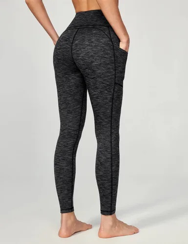 Vista 4 de Ewedoos - Pantalones deportivos de yoga para mujer con bolsillos leggings con bolsillos, de tiro alto, con control de abdomen, que no transparentan