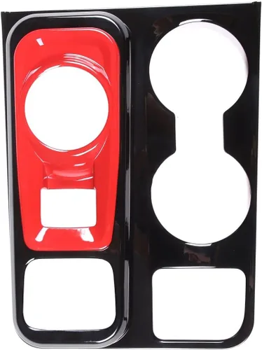 Vista 6 de TOYCIDFG Cubierta de marco para panel de cambio de marchas de automóvil compatible con Ford Maverick 2022-2024, kit de decoración de consola negro