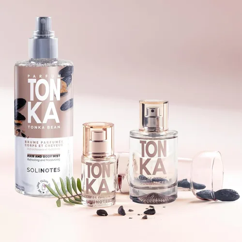 Vista 9 de Solinotes Tonka Body & Hair Mist, espray de vainilla sin alcohol, 8.45 onzas