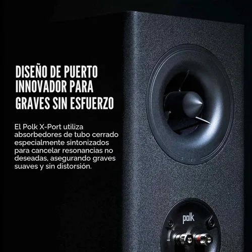 Vista 5 de Polk Audio Reserve R200 - Par de altavoces grandes para estantería, color Negro