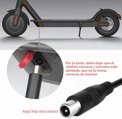 Vista 2 de Bird&Lime - Adaptador de corriente de 42 V 2 A, compatible con Bird, Lime, Lime-S, Skip, Spin, M365, Bird Charger, Lime Charger