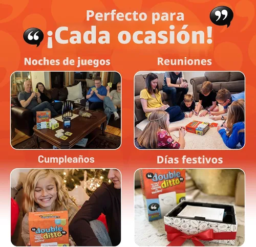 Vista 6 de Juego de inspiración Double Ditto, juego de mesa para fiesta familiar