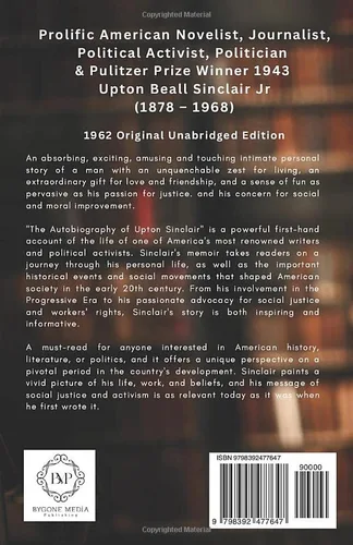 Vista 2 de The Autobiography of Upton Sinclair Upton Sinclairs 1962 Memoirs & Autobiography, Nonfiction Book