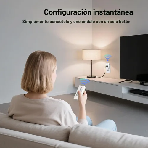 Vista 5 de BN-LINK Interruptor eléctrico de tomacorriente inalámbrico de control remoto para luces, ventiladores, luces navideñas, pequeños electrodomésticos