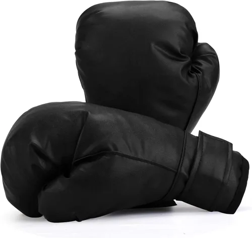 Vista 7 de 2 pares de guantes de boxeo para hombres y mujeres, guantes de entrenamiento de boxeo adecuados para principiantes y niños, juego profesional
