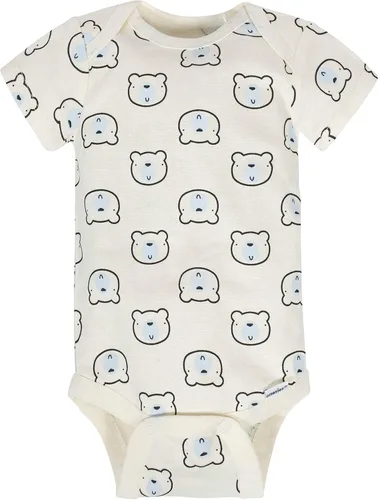 Vista 4 de Gerber - Mameluco de manga corta unisex para bebé, paquete de 8