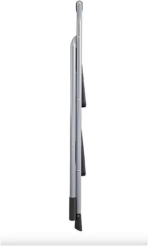 Vista 5 de Cosco 11308PBL1E Taburete plegable de 2 escalones, 200 libras, 22 pulgadas de extensión, negro/gris