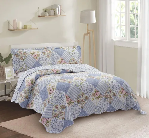 Vista 18 de Brilliant Sunshine Juego de edredón clásico de 2 piezas con 1 funda, reversible, suave y ligera, para todas las estaciones, individual, beige
