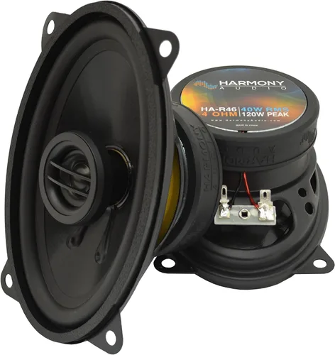 Vista 3 de Harmony Audio Master Bundle compatible con Volkswagen GTI HA-R65 1995-1998 de 6.5 pulgadas de repuesto de altavoces y parrillas de 300 W con kit