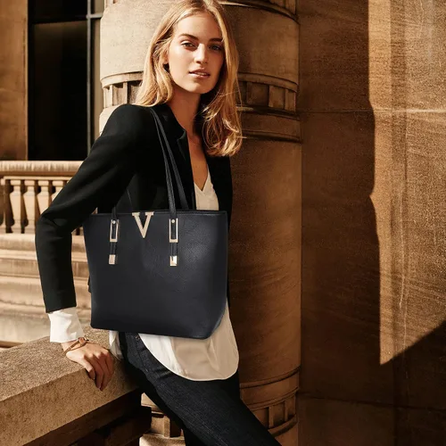 Vista 5 de Montana West Bolso de mano para mujer bolso de hombro de cuero vegano tamaño grande y mediano juego de 2 monederos