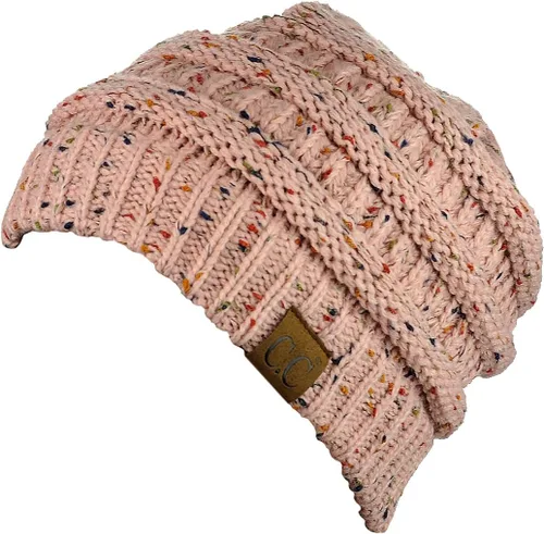 Vista 210 de C.C Trendy Warm Chunky Soft Stretch Cable Knit Beanie