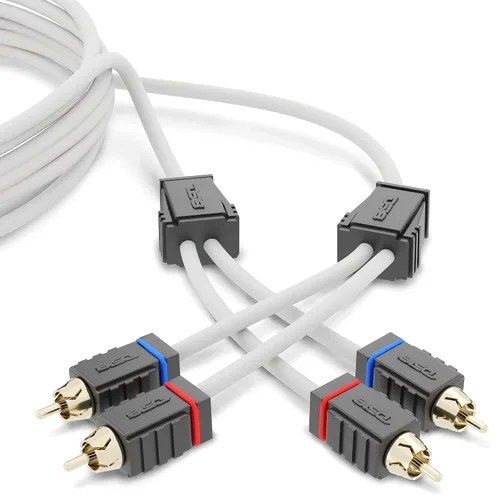 Vista 8 de DS18 MOFCR-1F2M 1 Hembra 2 Macho Altavoz de Audio para Coche Marino Estaño OFC RCA Y Splitter Adaptador Cable Conector