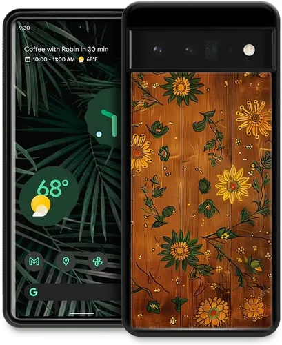 Vista 51 de CARLOCA Funda compatible con Google Pixel 6, diseño gráfico de moda a prueba de golpes, protección antiarañazos y caídas, Google Pixel 6 en blanco
