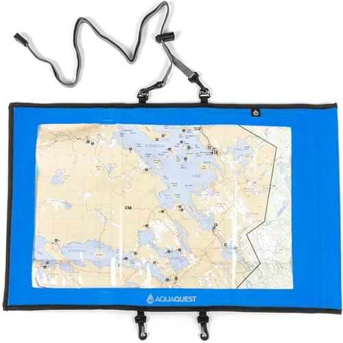 Vista 7 de AquaQuest Trail Map - Funda 100% impermeable para bolsa seca, protector de mapas, soporte para documentos al aire libre con ventana transparente