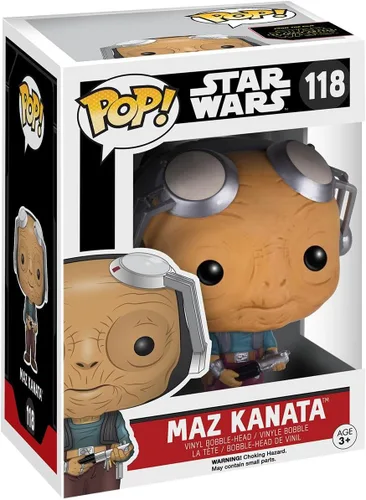 Vista 2 de Funko - Figura Star Wars Episodio 7 - Maz Kanata Sin Gafas Exclu Pop 3.9 in - 0849803096137