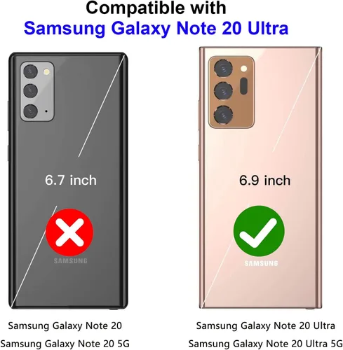 Vista 2 de Funda de grado militar para Samsung Galaxy Note 20 Ultra Galaxy Note 20 Ultra 5G, funda de metal giratorio con soporte de soporte, funda resistente