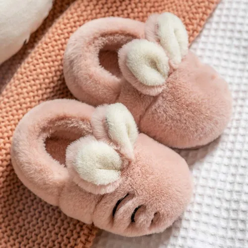 Vista 7 de Zapatillas de conejo suave para niños y niñas