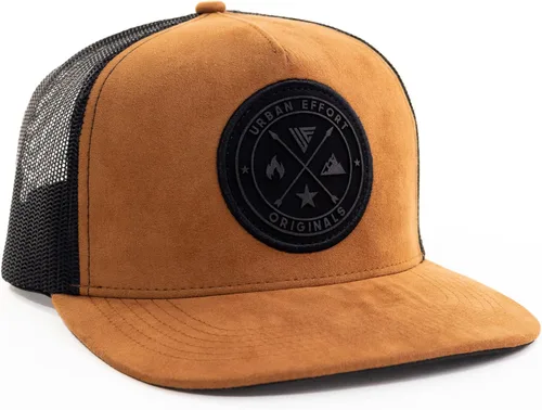 Vista 39 de Urban Effort Gorra trasera de malla, para hombres y mujeres, gorra de béisbol de 5 paneles, gran cierre a presión para caza y senderismo