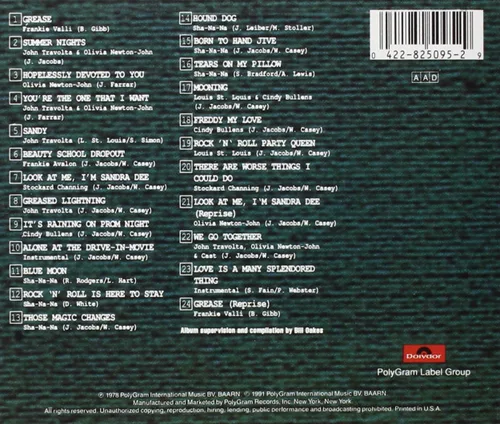 Vista 2 de Grease Original 1978 Motion Picture Soundtrack