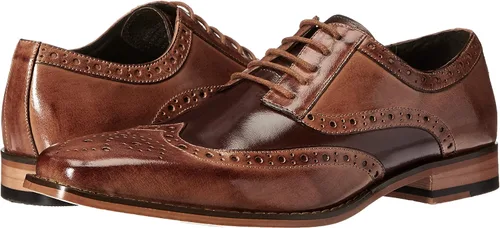Vista 7 de Stacy Adams Tinsley Wingtip Zapatos Oxford con cordón