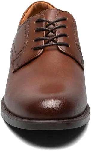Vista 3 de Florsheim Zapato Oxford de puntera sencilla Medfield para hombre Coñac