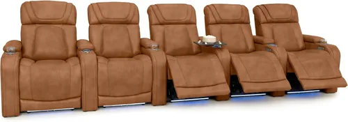 Vista 29 de Seatcraft Caliente Asiento de cine en casa Tabaco Sillón Individual