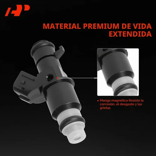 Vista 3 de Inyectores de combustible A-Premium compatibles con Honda