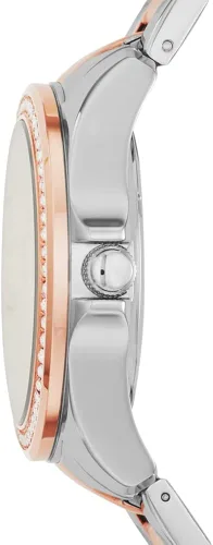 Vista 2 de Fossil Janice BQ3420 Reloj multifunción de dos tonos de acero inoxidable