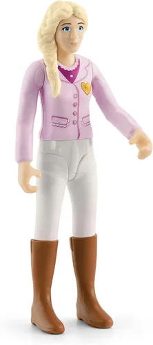 Vista 5 de Schleich Horse Club - Juego de 95 piezas Sofia's Secret Camper con balcón extraíble en la azotea - Incluye figuras de cámper, caballo y jinete