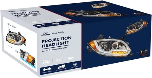 Vista 7 de United Pacific Faro LED 35759 "apagón" para camión LT internacional 2017-2021 - lado del conductor