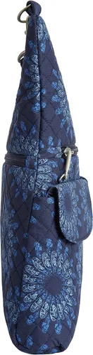 Vista 10 de Travelon Bolso cruzado antirrobo, dos bolsillos, Girasol Geo, Bolso cruzado clásico antirrobo