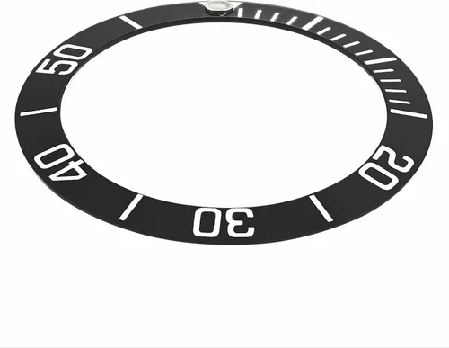 Vista 2 de Ewatchparts BISEL INSERTO PARA HOMBRE TAG HEUER ACARACER RELOJ NEGRO