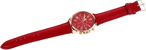 Vista 9 de CdyBox Mujeres Hombres Señora Adolescente Chica PU Cuero Banda Relojes Dial Analógico Cuarzo Relojes