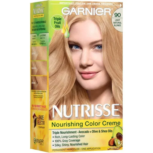 Vista 44 de Garnier Nutrisse Crema de color nutritiva, rubio natural claro [90] 1 ea (paquete de 2)