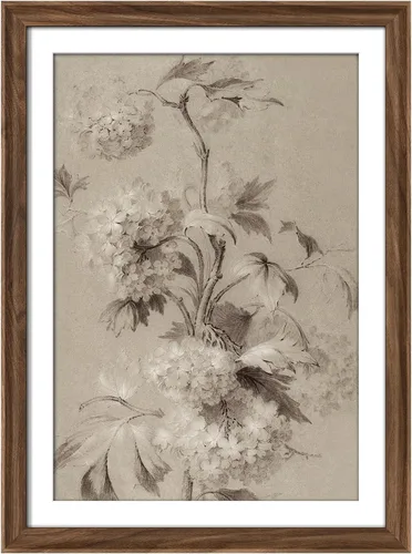 Vista 334 de MUDECOR Lienzo enmarcado prémium para pared, pinos nevados en bosque de invierno, ilustraciones modernas, arte contemporáneo, escénico, divertido